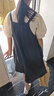 OEHE女童棉布背帶裙套裝夏季新款中大童女孩短袖T恤連衣裙兒童兩件套 灰色 160 cm 曬單實拍圖