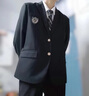 聲猴日系學(xué)院風(fēng)dk制服西服套裝男寬松痞帥春秋jk學(xué)生班服徽章西裝外套 黑西服+白襯衫+黑西褲【三件套】 XL 曬單實拍圖