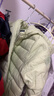 E·LAND KIDS衣戀【博主同款】90%鴨絨早春新品男女童休閑連帽羽絨服 L/Green淺綠色/41 150 cm 曬單實(shí)拍圖