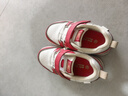 江博士學(xué)步鞋運動(dòng)鞋秋季男女童舒適休閑國貨兒童鞋B14243W001米/紅28 曬單實(shí)拍圖