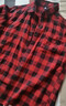 優(yōu)衣庫童裝男童女童法蘭絨格子襯衫長(cháng)袖襯衣紅色薄外套上衣482995 16 紅色 150 曬單實(shí)拍圖