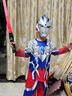 ULTRAMAN禮物奧特曼衣服賽羅兒童發(fā)光T短袖防蚊褲小男孩女童夏季超人套裝t 賽羅 110 曬單實(shí)拍圖