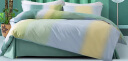 水星家纺床上四件套纯棉100%纯棉床单北欧简约风四件套加大双人被套枕套1.8米床 悦岚 实拍图