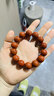 石玥珠寶精品級涼山南紅單珠散珠瑪瑙手串手鏈串珠配件diy男女士款 15mm單珠 曬單實(shí)拍圖