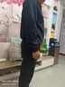 羅蒙衛(wèi)衣男春秋季新款打底衫寬松圓領(lǐng)長(zhǎng)袖T恤衫男裝上衣服 黑色【常規(guī)款】 XL 【150-170斤】 曬單實(shí)拍圖