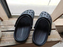 卡駱馳（CROCS）洞洞鞋貝雅男鞋女鞋輕便耐磨一腳蹬拖鞋休閑鞋|10126 黑色-001 41 /42(260mm) 曬單實(shí)拍圖
