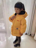 巴拉樂(lè )貝兒童羽絨服女中長(cháng)款2025新款加厚2冬季3女童冬裝4外套嬰兒寶寶1歲 黃色 110 曬單實(shí)拍圖