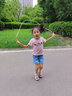 361°竹節(jié)跳繩兒童小學(xué)專(zhuān)用一年級(jí)幼兒園寶寶初學(xué)考試健身運(yùn)動(dòng)繩 棕綠色【棉繩Q彈竹節(jié) 甩到不疼】 * 曬單實(shí)拍圖
