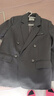 香影灰色雙排扣西裝外套女2025秋季新款高級感炸街氣質(zhì)休閑小西服 灰色 S 曬單實(shí)拍圖
