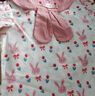 G.DUCKKIDS童裝女童春裝套裝2024新款春秋季兒童衣服一歲寶寶可愛(ài)卡通兩件套 小白兔粉色 80 【建議9-12個(gè)月】 曬單實(shí)拍圖