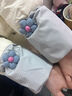 途尊袖套套袖成人秋冬季護袖短款防污干活袖筒可愛(ài)工作袖頭學(xué)生韓版 淡藍【防水大花朵】 曬單實(shí)拍圖