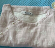美標（MEIBIAO）商場同款女純棉睡衣套裝春秋中國風(fēng)雙層棉紗全棉可外穿家居服夏 粉色（雙層棉紗） XL (170/92A) 曬單實拍圖