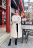 卓詩(shī)尼粗跟襪靴短靴女2025秋冬新款彈力靴流蘇串珠女靴子瘦瘦靴絨面單靴 黑色-單里 37 曬單實(shí)拍圖