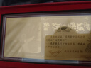 鑫金之道黃金定制金鈔照片金卡0.5g1g婚書(shū)結婚禮物送老婆刻字金幣0.1g金片 1克金鈔定制 （130*62mm） 曬單實(shí)拍圖