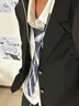 木村叔木村叔dk日系制服西裝外套男士春季中長(zhǎng)款西服紺色西服男西服套裝 黑色西服外套（僅西服）MCS01 M 曬單實(shí)拍圖