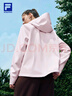FILA 斐樂(lè )官方女士上衣兩件套2025冬新款健身運動(dòng)防水連帽外套 桃仙粉-PK L 170/88A/L 曬單實(shí)拍圖