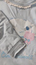 Hello Kitty女童內(nèi)衣套裝兒童秋冬裝兒童長袖睡衣家居服 YGG001藍(lán)色 130cm  曬單實(shí)拍圖