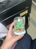 潮樂(lè )創(chuàng  )圣誕積木拼裝玩具雪花圣誕樹(shù)擺件送男女朋友生日圣誕節禮物 圣誕樹(shù)【自帶防塵罩】 曬單實(shí)拍圖