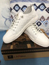 公牛世家男鞋春季小白鞋時(shí)尚百搭青年休閑運動(dòng)板鞋低幫免系帶套腳鞋子男 白色GN122101546 41(標準運動(dòng)碼) 曬單實(shí)拍圖