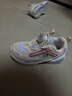 安踏兒童運動(dòng)鞋女小童跑步鞋25年秋季新款潮流舒適舒適旋鈕扣面燈鞋 安踏白/凝脂白/冷凌紫-1 27 腳長(cháng)約16.5cm 曬單實(shí)拍圖