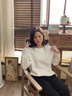 班尼路（Baleno） 白色內搭長(cháng)袖t恤女2025秋冬純棉寬松大碼休閑基礎款打底衫女上衣 曬單實(shí)拍圖