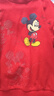 Disney baby迪士尼男童衛衣兒童長(cháng)袖T恤中小童裝秋季純棉親膚上衣 紅色  110  曬單實(shí)拍圖