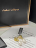 Amber Lollipop珍珠耳環(huán)女高級(jí)感耳墜氣質(zhì)耳釘耳飾生日七夕情人節(jié)禮物送女友老婆 耳環(huán)（淡水珍珠+鍍14k金） 曬單實(shí)拍圖