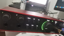 Focusrite?？怂固豐carlett聲卡4代SOLO/2i2/4i4/專(zhuān)業(yè)音頻直播播客錄音 Scarlett 2i2 四代標配 曬單實(shí)拍圖