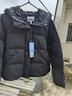 森馬（Semir）輕松羽絨|羽絨服女寬松連帽面包服時(shí)尚冬防潑水防風(fēng)外套百搭 黑色（灰鴨絨）90001 L 曬單實(shí)拍圖