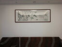 派旦仙夢(mèng)新中式客廳裝飾畫(huà)竹子掛畫(huà)沙發(fā)背景墻畫(huà)辦公室山水畫(huà)現代茶室壁畫(huà) A-翠竹圖 170*60cm【油畫(huà)布+有機玻璃】 雅致紅木實(shí)木框 曬單實(shí)拍圖