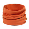 純棉圍脖男女脖套秋冬季保暖防寒護臉護頸椎套頭雙層加厚針織圍巾 橘色 60cm以下 曬單實(shí)拍圖