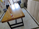 蓮花雨簡(jiǎn)約實(shí)木電腦桌書(shū)桌桌子臺式長(cháng)桌會(huì )議用餐辦公寫(xiě)字桌子臺式電腦桌 顏色尺寸支持定做 曬單實(shí)拍圖