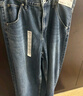 優(yōu)衣庫女裝男裝寬松廓形牛仔褲/彎刀鐮刀褲子25秋冬新款479000 67 海藍色 25 /160/64A 曬單實(shí)拍圖