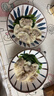 幾物森林 陶瓷碗拉面碗斗笠碗家用大碗餐具泡面碗湯碗泡面碗 8英寸4只裝 曬單實(shí)拍圖