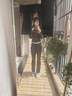 Lee426修身高腰微喇黑色女牛仔褲 曬單實(shí)拍圖