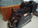奧克斯（AUX）按摩椅家用太空艙2025全身全自動(dòng)多功能零重力十大品牌電動(dòng)智能按摩沙發(fā)生日禮物實(shí)用送爸爸媽媽 黑+座椅通風(fēng)+熱敷披風(fēng)+艾草護膝+心率血氧檢測 曬單實(shí)拍圖