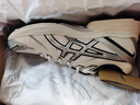 亞瑟士ASICS跑步鞋男鞋緩震回彈跑鞋 GEL-FLUX CN 白色/銀色40.5 曬單實(shí)拍圖