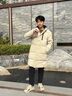 安踏冰甲羽絨服 | 保暖國潮連帽保暖加厚長款戶外抗寒上衣152517912 青鸞灰-2 M 曬單實拍圖