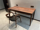 盤(pán)柁（pantuo）實(shí)木書(shū)桌北美黑胡桃木辦公桌家用電腦桌日式現代簡(jiǎn)約櫻桃木寫(xiě)字臺 北美黑胡桃木單桌170*71*75cm 曬單實(shí)拍圖