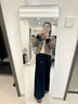 千禧華府全身鏡穿衣鏡落地鏡子掛門(mén)服裝店試衣防爆壁掛鏡一體簡(jiǎn)約白40*150 曬單實(shí)拍圖
