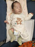 貝瑞加（Babyprints）新生兒連體衣2件裝初生男女寶寶蝴蝶衣長(cháng)袖純棉護肚哈衣 小熊52 曬單實(shí)拍圖