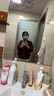 深呼吸DEEP BREATH女裝圓領(lǐng)寬松長袖羊毛針織衫女A301708 安可拉紅 M (3碼) 曬單實拍圖