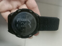 小米部依電子表單顯多功能黑科技鬧鐘學(xué)生手表大表盤(pán)防水戶(hù)外運動(dòng)手表新款 硅膠全黑 曬單實(shí)拍圖