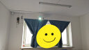 沫梵（M.fan）窗帘免打孔魔术贴遮光布简易卧室飘窗出租房小短遮阳布 深蓝色（粗麻款） 宽1.3X高1.5米 1片装 魔术贴式 实拍图
