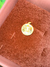周大生黃金吊墜女炫彩足金如來佛圓牌掛墜送老婆生日禮物 3.47g 曬單實拍圖