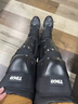 德國品質(zhì)摩托車(chē)冬季騎行護具護膝加絨保暖防寒電動(dòng)電瓶車(chē)防摔擋寒 經(jīng)典款【加絨護膝】全包腿雙保險金屬扣 曬單實(shí)拍圖
