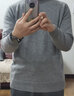 恒源祥純羊絨衫男士半高領(lǐng)保暖百搭新年戰(zhàn)袍本命年紅毛衣厚款 曬單實(shí)拍圖