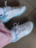 李寧（LI-NING） 乒乓球鞋國家隊男女款訓練比賽運動(dòng)透氣耐磨防滑超輕專(zhuān)業(yè)運動(dòng)鞋 【鷹眼SS】棉花糖 男女同款 36 (220mm) 曬單實(shí)拍圖