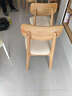 林氏家居實(shí)木餐椅客廳家用凳子靠背高級餐桌椅原木風(fēng)家具LH217S1 曬單實(shí)拍圖