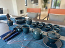 井瓷景德鎮(zhèn)功夫茶具整套裝高端茶壺茶杯送長輩領(lǐng)導(dǎo)客戶老師喬遷禮物 冰裂釉大套組-灰藍款 18頭 曬單實拍圖